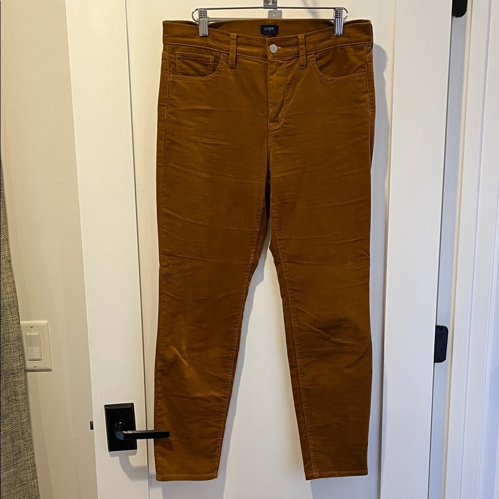 J. Crew Men's Corduroy Pants in Warm Brown